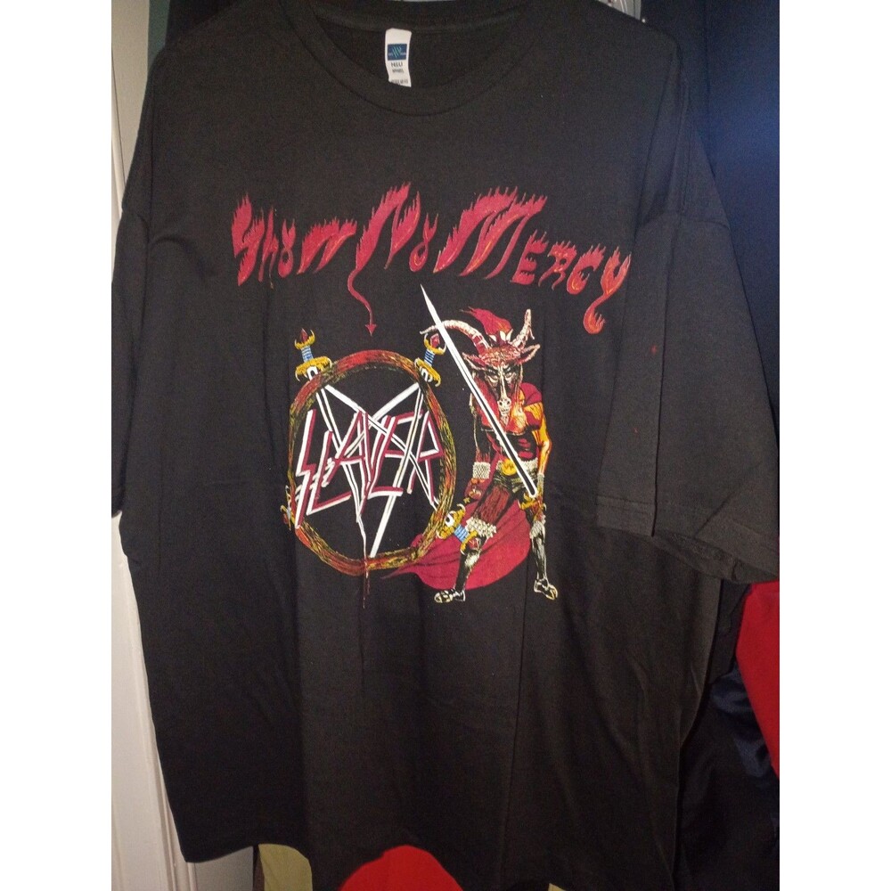 RARE SLAYER ART VINTAGE VTG METAL ROCK TEE debut album SIZE xs X-SMALL extra sma